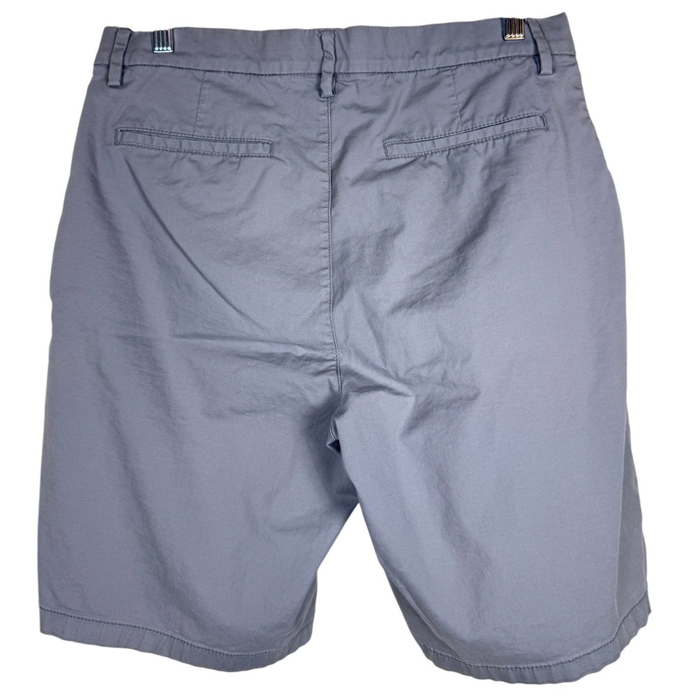 Old Navy Ultimate Tech Slim Shorts Men 33 Gray Built-In Flex Chino Casual Golf - Picture 3 of 9
